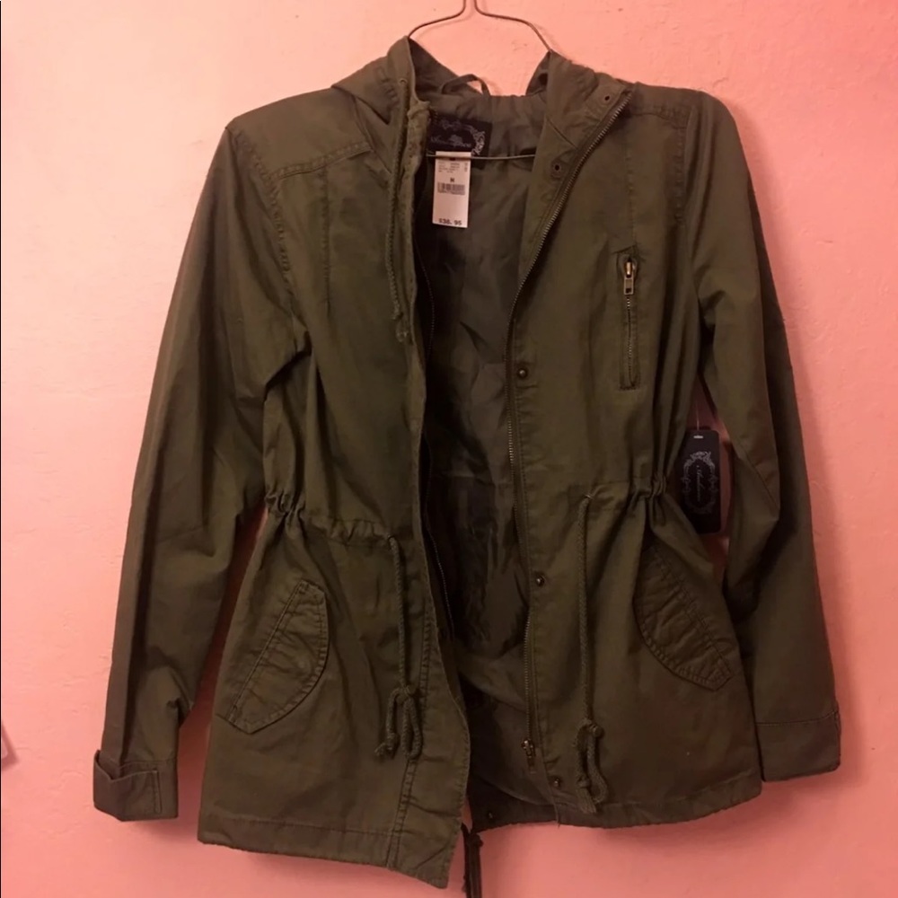 NWT olive green jacket
